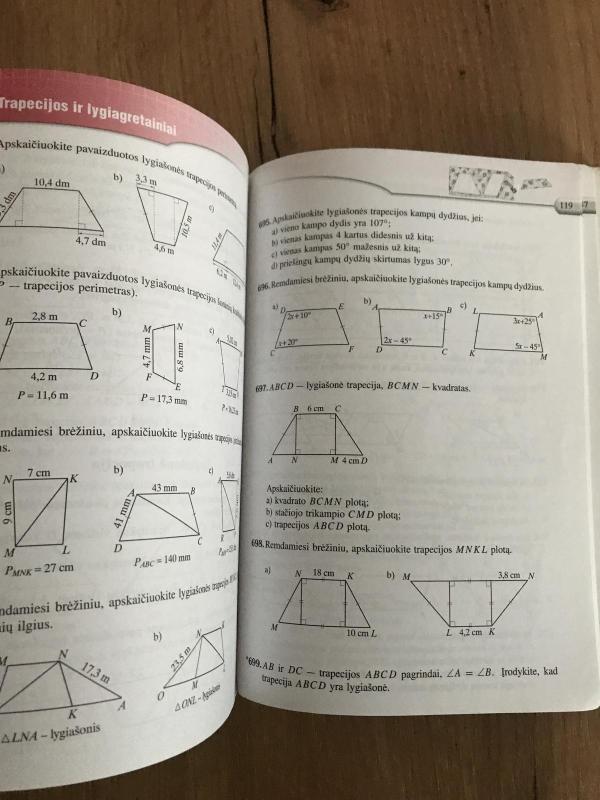 Matematika tau. 7 klasė. Uždavinynas - Valdas Vanagas, knyga 3