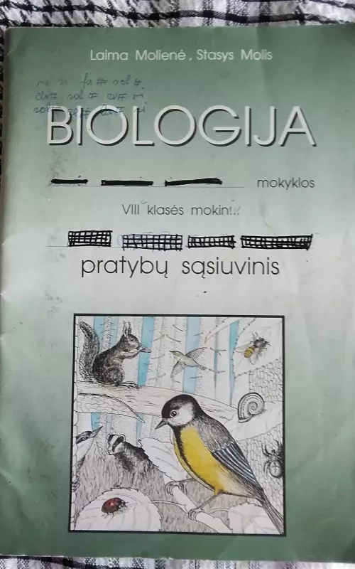 Biologija VIII klasei - Laima Molienė, Stasys  Molis, knyga 2