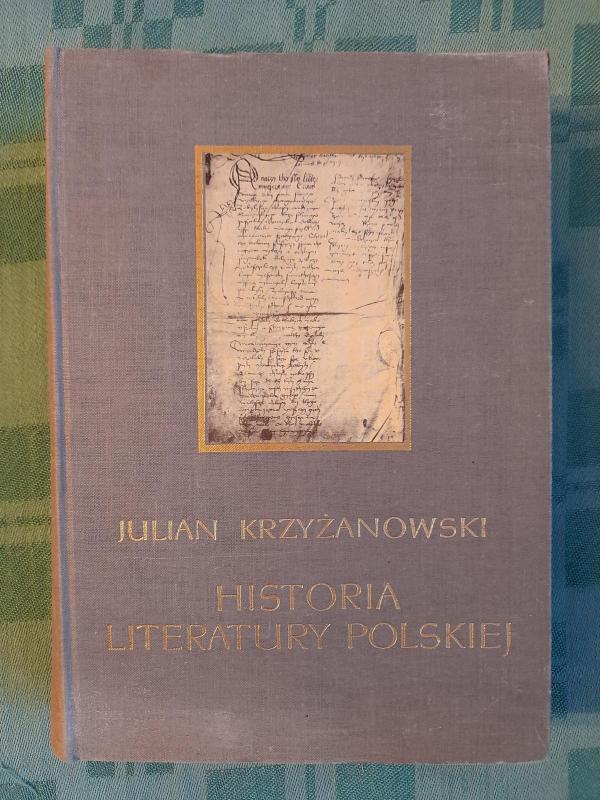 Historia literatury polskiej : Alegoryzm – preromantyzm - Julian Krzyżanowski, knyga 5