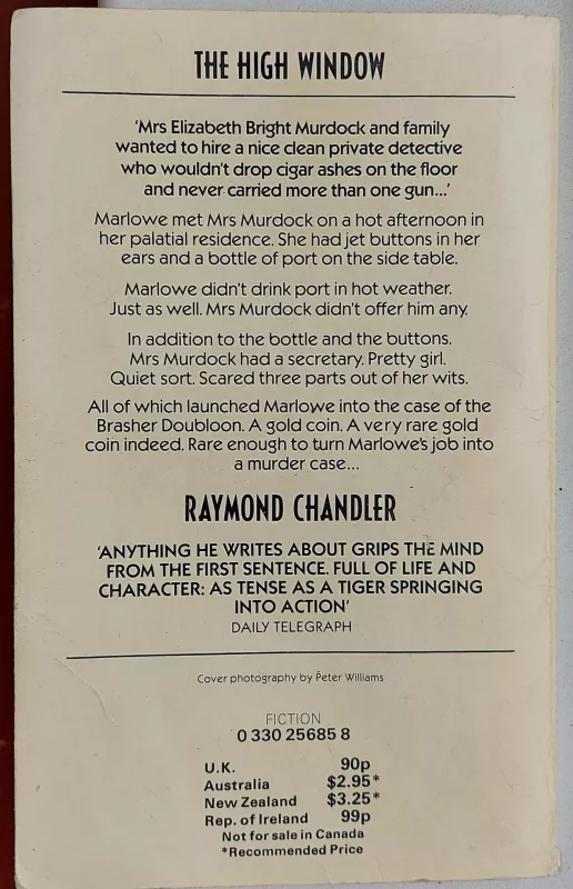 The High Window - Raymond Chandler, knyga 3