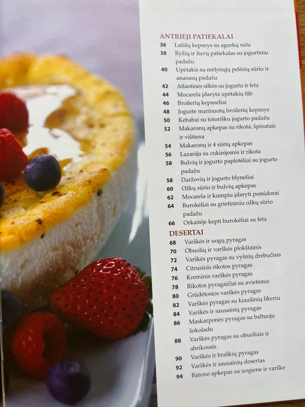 Varškės, jogurto ir sūrių valgiai - Autorių Kolektyvas, knyga