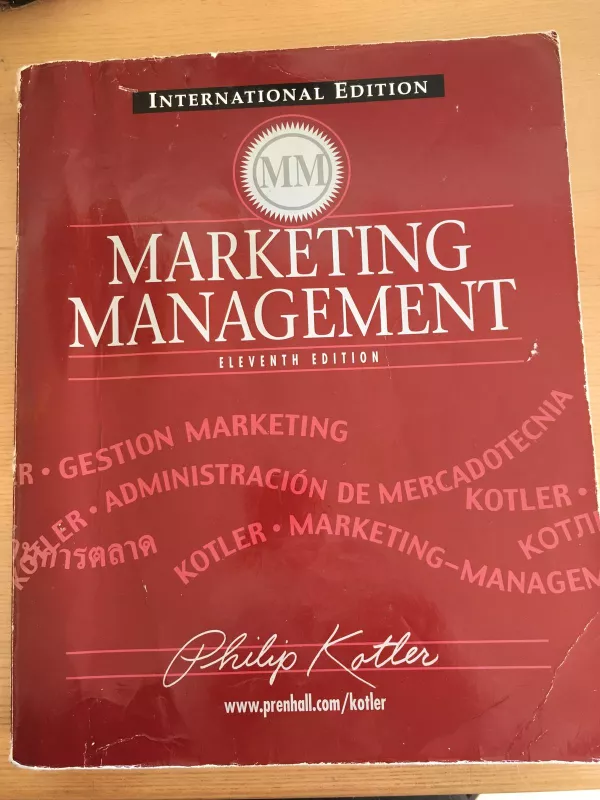 Marketing Management International Edition (11th) - Philip Kotler, knyga 2