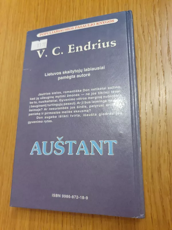 Auštant - V. C. Endrius, knyga 3