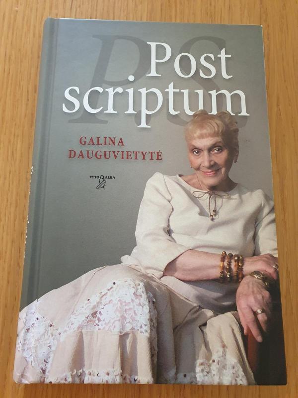 Post scriptum - Galina Dauguvietytė, knyga 2