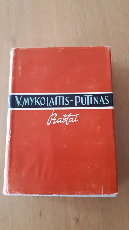 RAŠTAI X TOMAS - Vincas Mykolaitis-Putinas, knyga 5