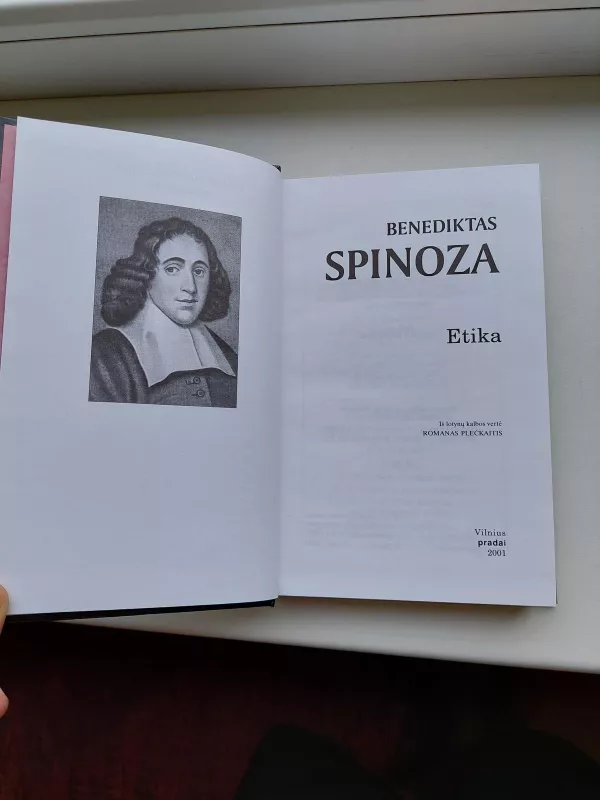 Etika - B. Spinoza, knyga