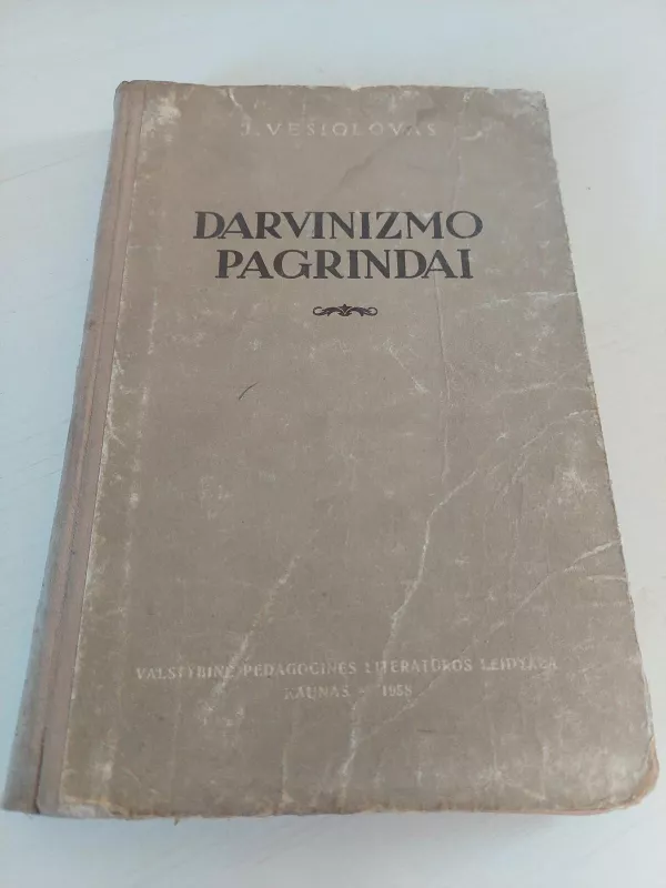 Darvinizmo pagrindai - J. A. Vesiolovas, knyga 3