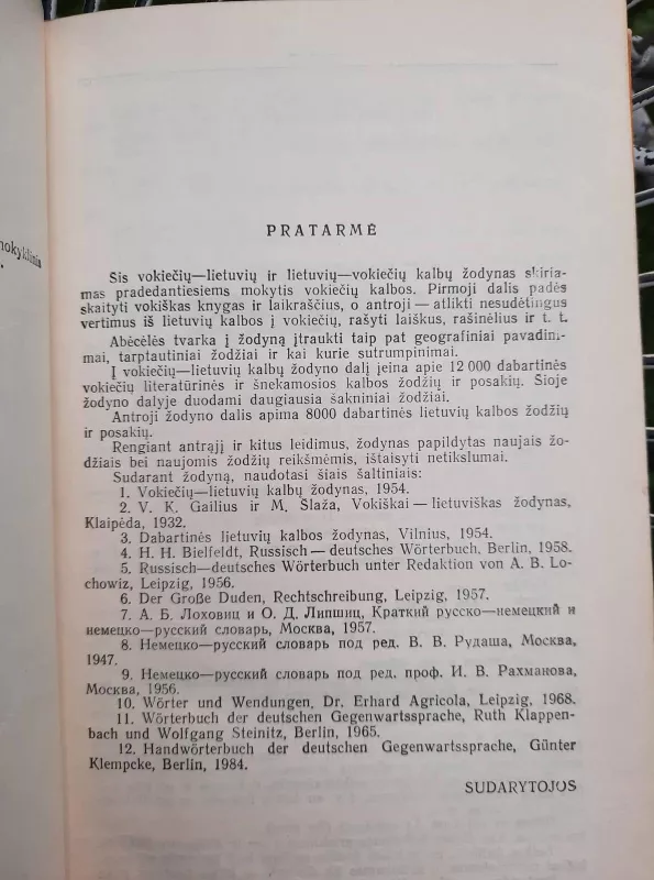Trumpas vokiečių-lietuvių ir lietuvių-vokiečių kalbų žodynas - Autorių Kolektyvas, knyga 5