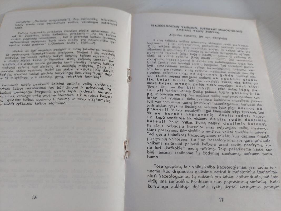 Lietuvių kalba ir literatūra vaikų darželyje - Autorių Kolektyvas, knyga 3