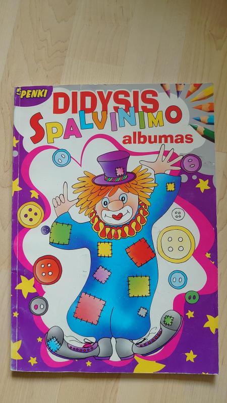 Didysis spalvinimo albumas - N. Blauzdienė, knyga 4