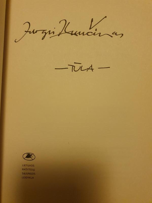 Tūla - Jurgis Kunčinas, knyga
