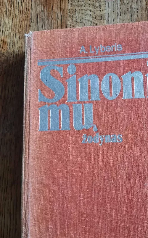 Sinonimų žodynas - A Lyberis, knyga