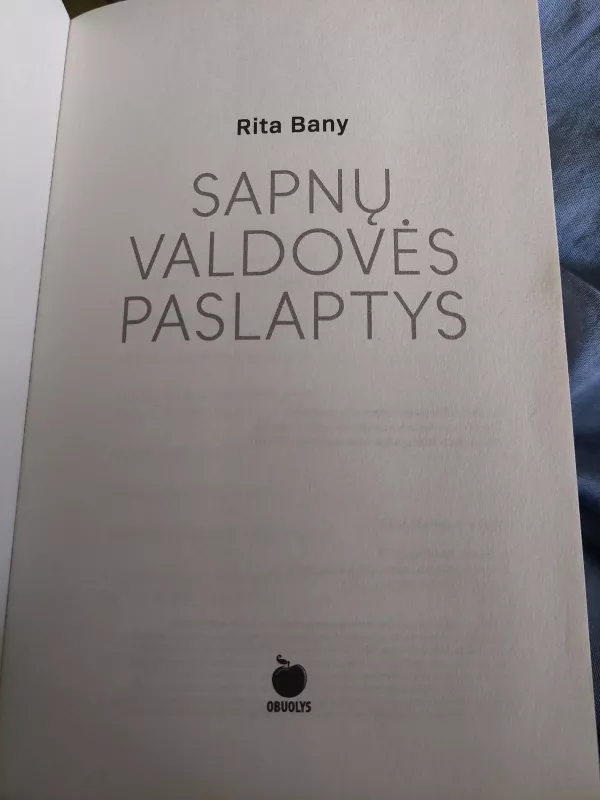Sapnų valdovės paslaptys - Rita Bany, knyga 3