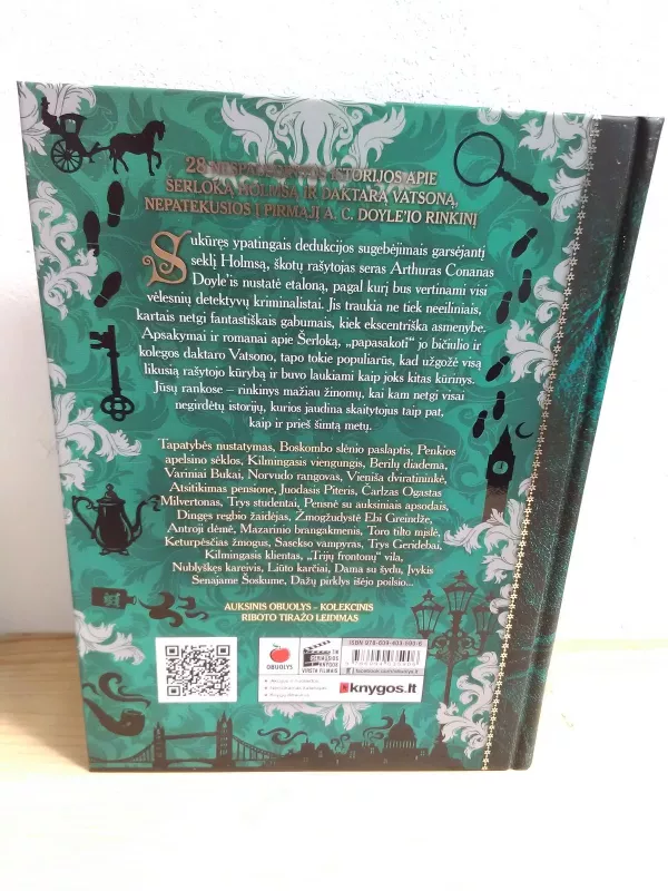 Šerloko Holmso ir daktaro Džono H. Vatsono istorijos: 28 nespausdintos istorijos - Arthur Conan Doyle, knyga 5