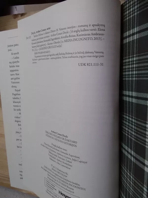 Šerloko Holmso ir daktaro Džono H. Vatsono istorijos - Arthur Conan Doyle, knyga 3