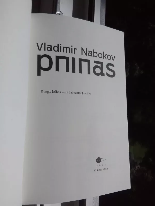 Pninas - Vladimir Nabokov, knyga 3