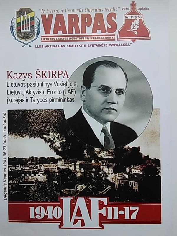 Varpas, 2015 Nr.11 (253) - Autorių Kolektyvas, knyga 3