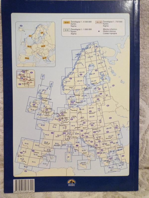 Kelių atlasas: Europa - Autorių Kolektyvas, knyga 3