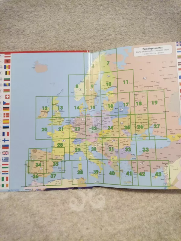Kelių atlasas Europa - Mindaugas Baltrušaitis, knyga 3