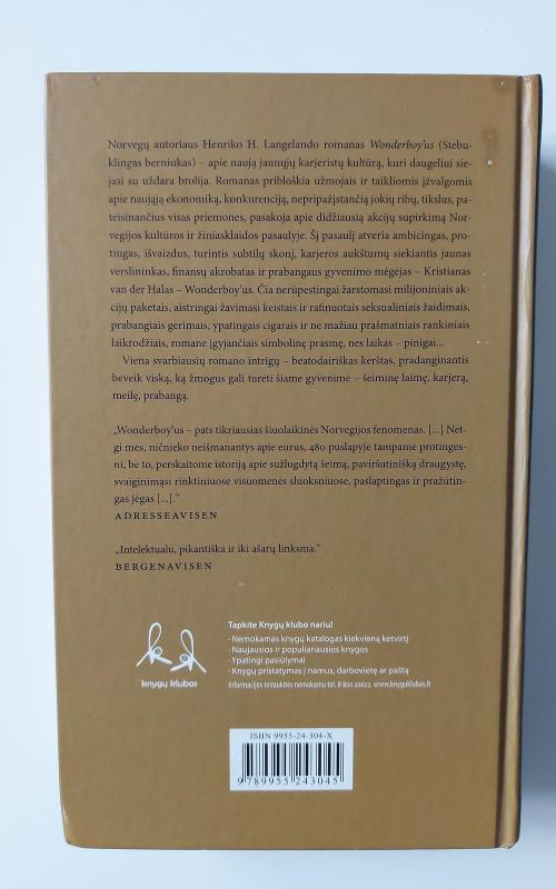 Wonderboy - Henrik H. Langeland, knyga 3