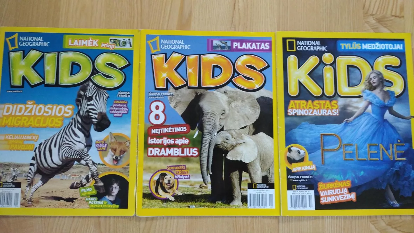 National Geographic Kids 2010 nr. 2, 2011 nr. 5, 2015 nr. 54 - Autorių Kolektyvas, knyga 5