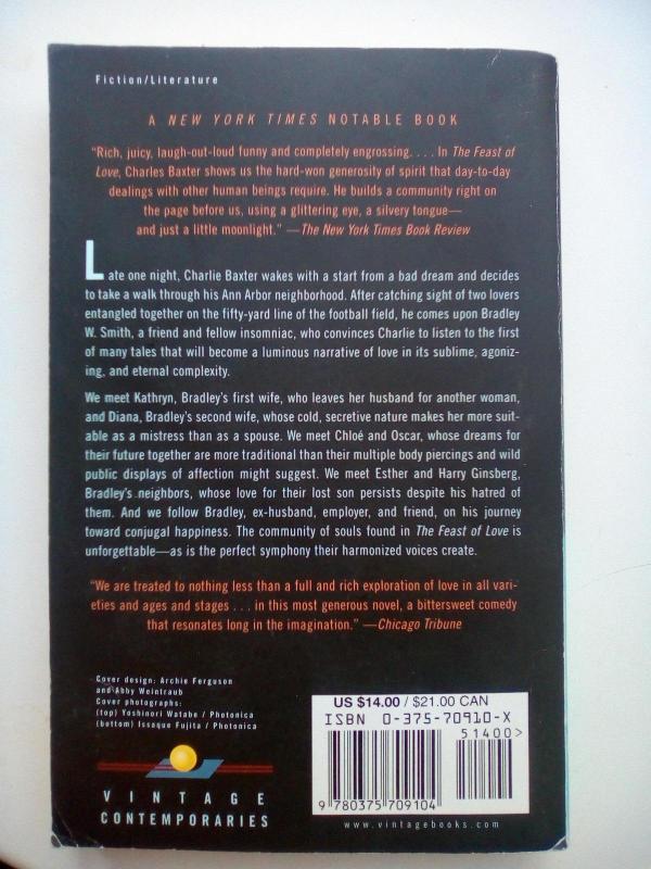 The feast of love - Charles Baxter, knyga 3