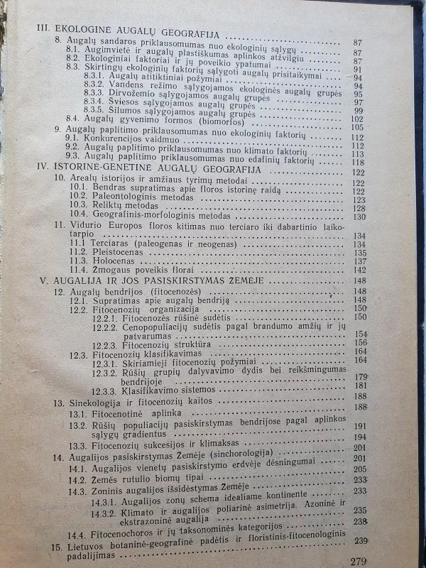 Botaninė geografija ir fitocenologijos pagrindai - M. Natkevičaitė-Ivanauskienė, knyga 4