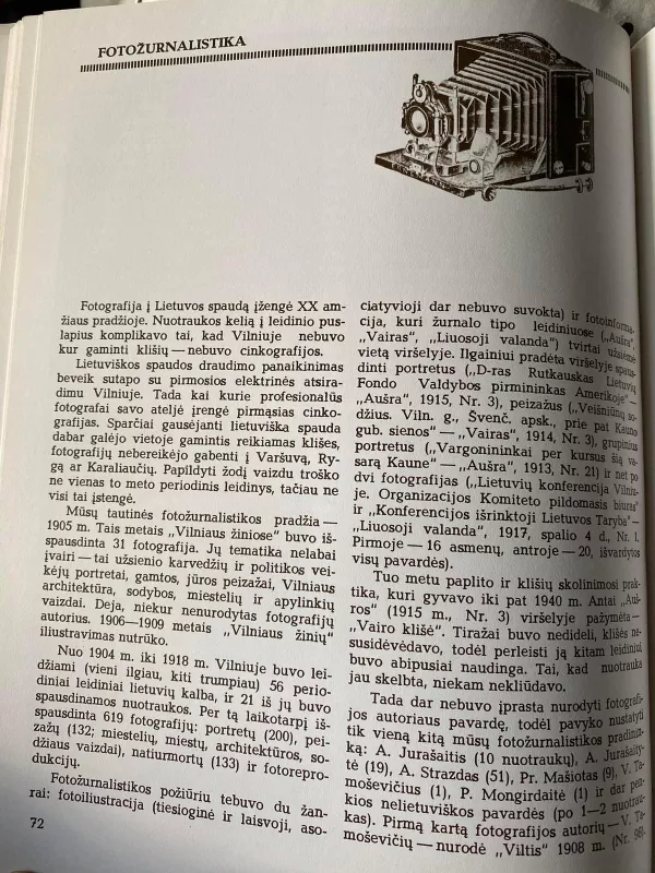 Lietuvos Fotografijos Istorija 1854-1940 - Virgilijus Juodakis, knyga