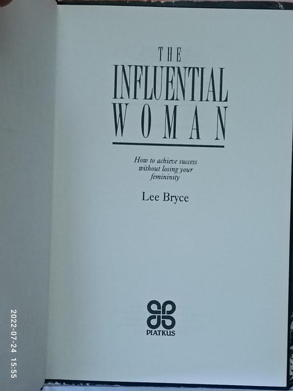 The influential woman - Lee Bryce, knyga 2