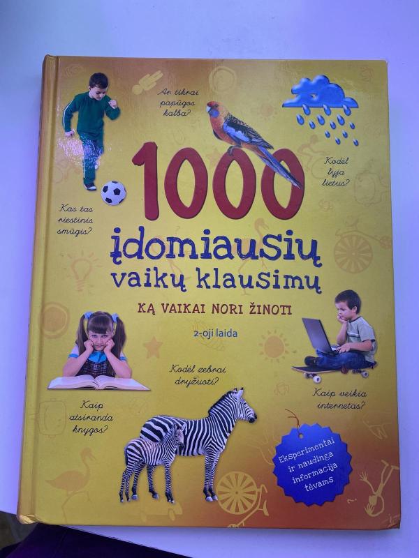 1000 įdomiausių vaikų klausimų - Sabine Fritz, knyga 3