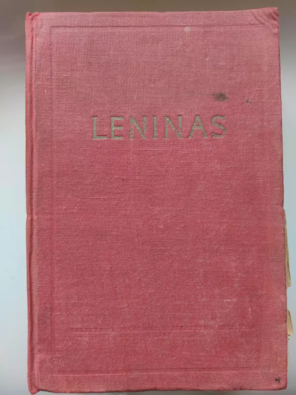 Rinktiniai raštai dviem tomais (I tomas) - V. I. Leninas, knyga 4