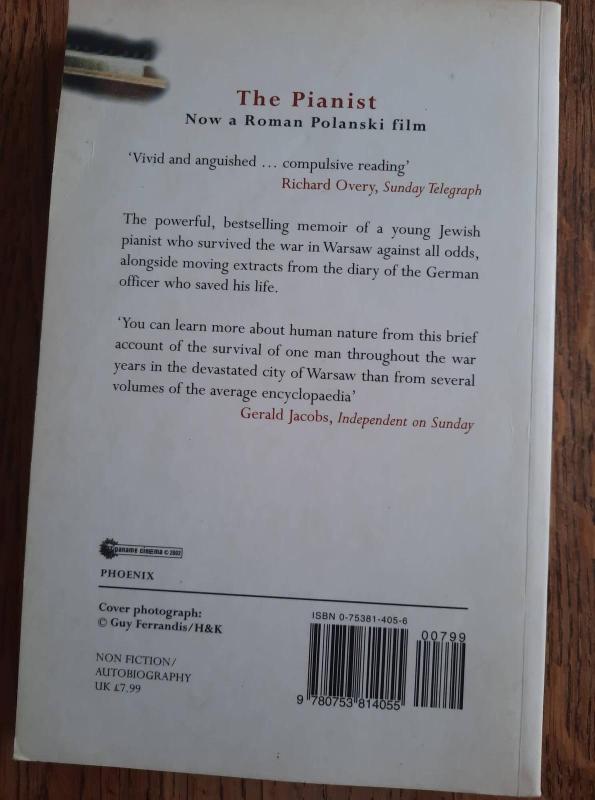 The Pianist - Wladyslaw Szpilman, knyga 3