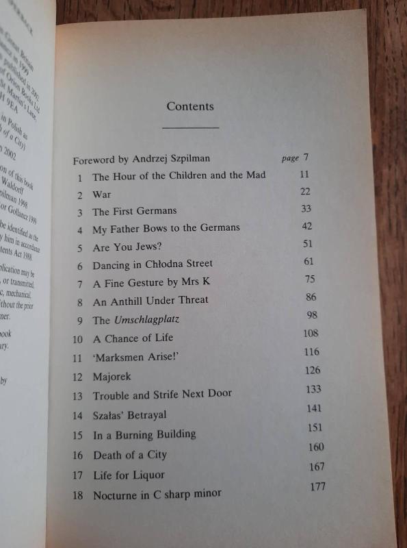 The Pianist - Wladyslaw Szpilman, knyga 4