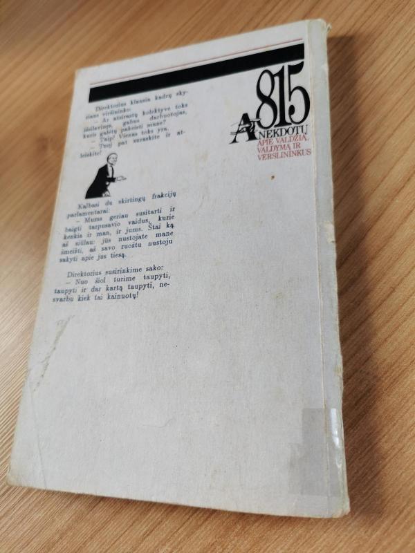 815 anekdotų apie valdžią, valdymą ir verslininkus - Autorių Kolektyvas, knyga 3