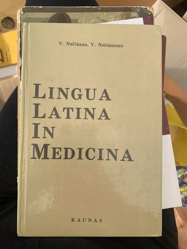 Lingua latina in medicina - Vytautas Nečiūnas, knyga