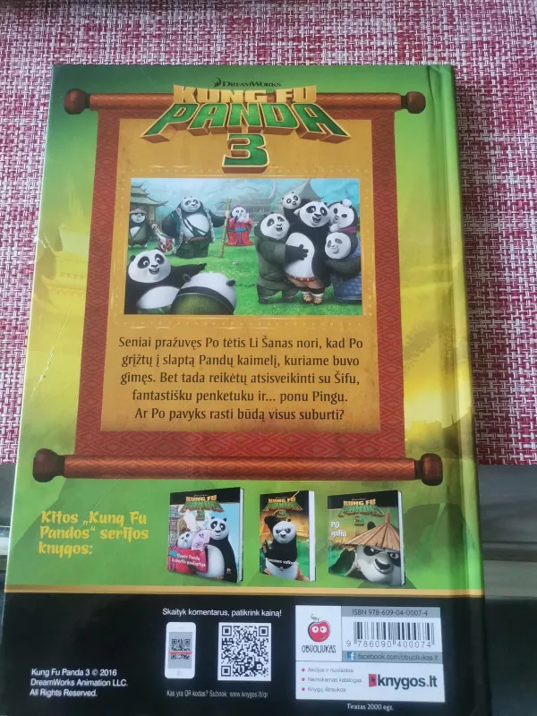 Kung fu panda3 - Autorių Kolektyvas, knyga