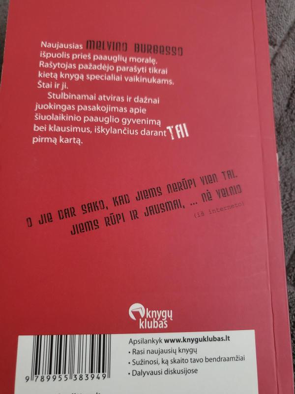 Darant tai - Melvin Burgess, knyga