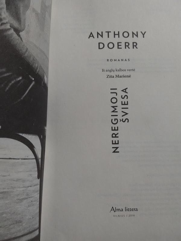 Neregimoji šviesa - Doerr Anthony, knyga 3