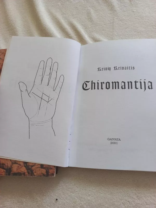 Chiromantija - Krivių Krivaitis, knyga