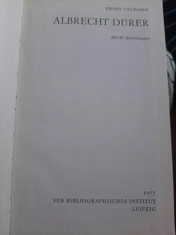Albrecht Durer - Ernst Ullmann, knyga