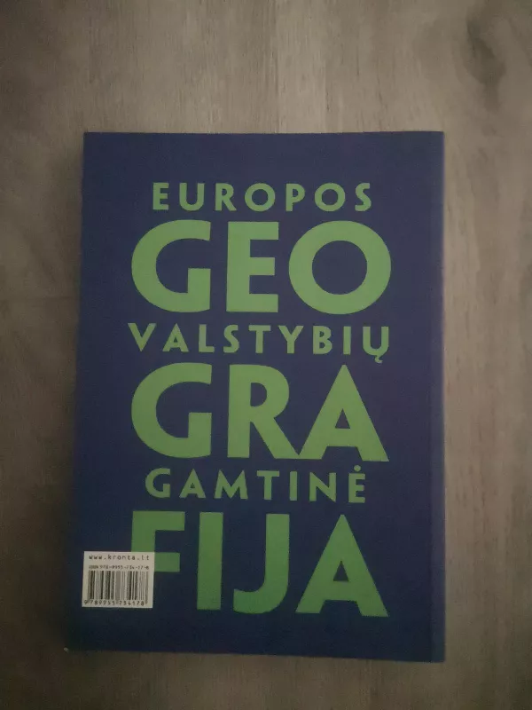Europos valstybių gamtinė geografija - Petras Lingė, knyga 3