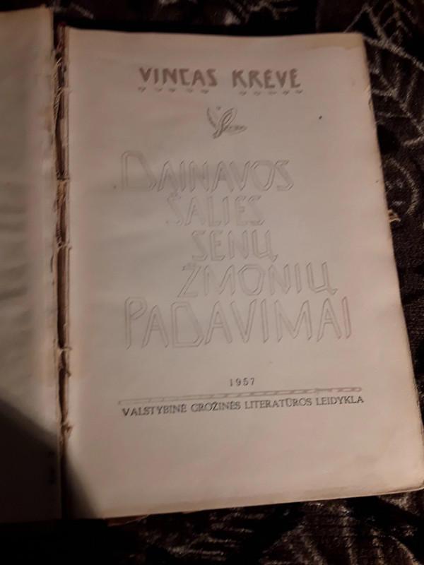 Dainavos šalies senų žmonių padavimai - Vincas Krėvė, knyga 3