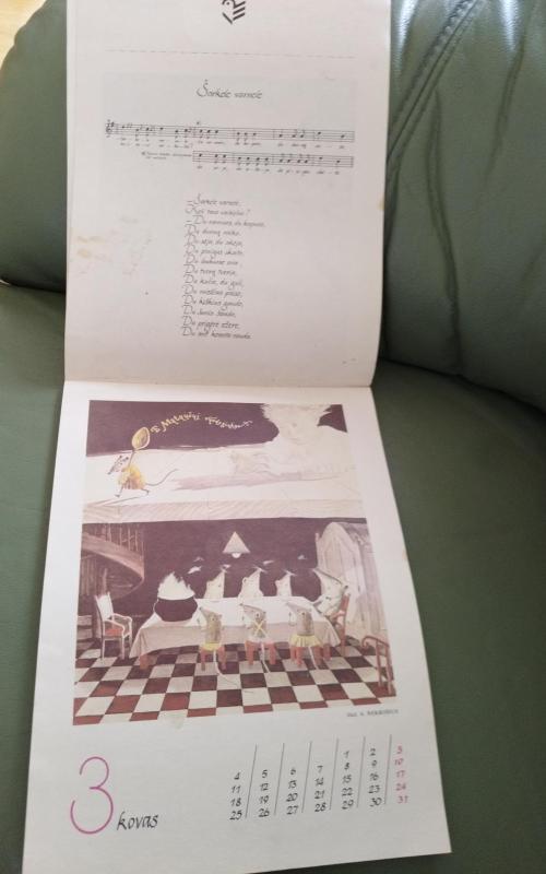 kalendorius vaiku dainos - Autorių Kolektyvas, knyga 2