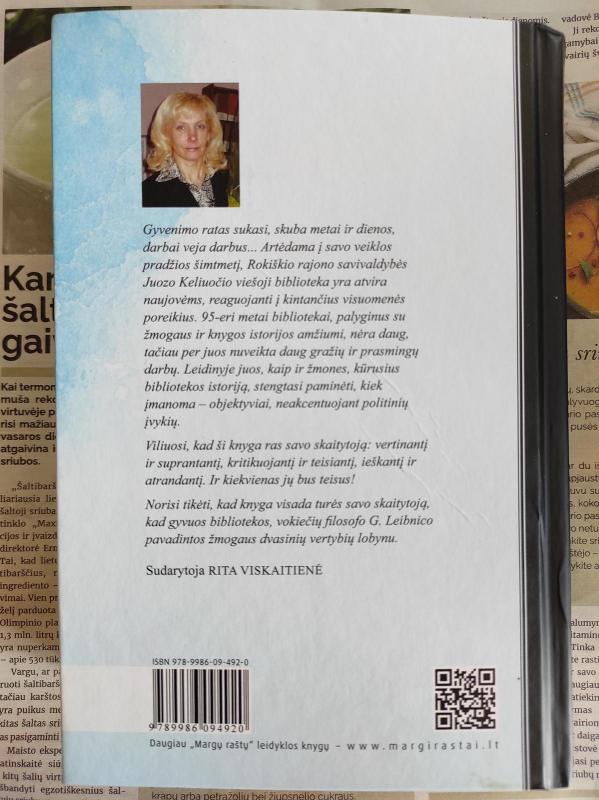 Rokiškio rajono savivaldybės Juozo Keliuočio viešosios bibliotekos istorija - Rita Viskaitienė, knyga 2