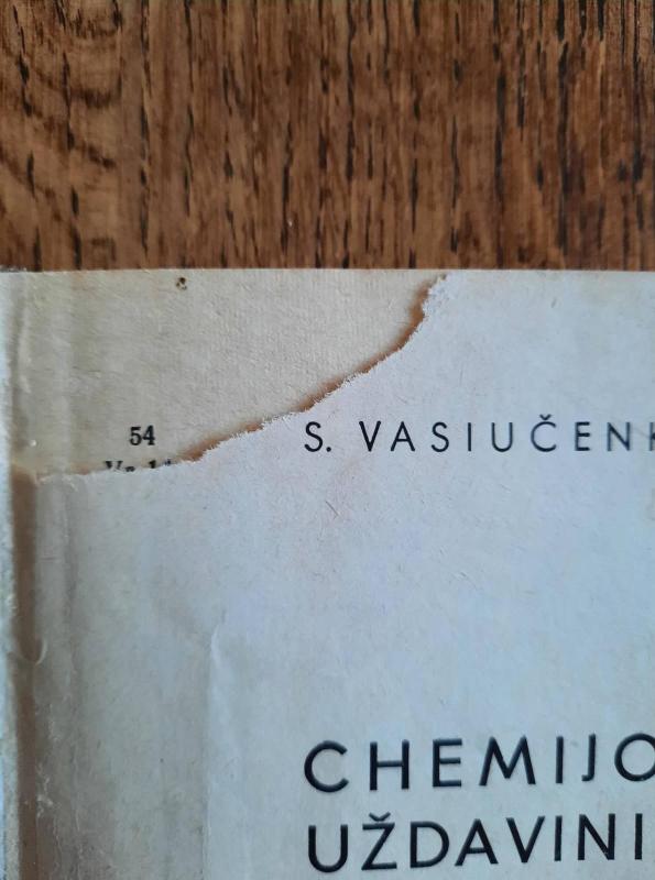 Chemijos uždavinių ir pratimų rinkinys: Mokymo priemonė nechemijos specialybės technikumams. - S. Vasiučenko, knyga 5