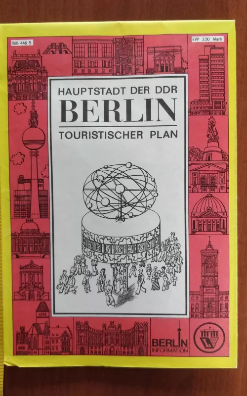 Hauptstadt der DDR Berlin touristisher plan - Autorių Kolektyvas, knyga 2