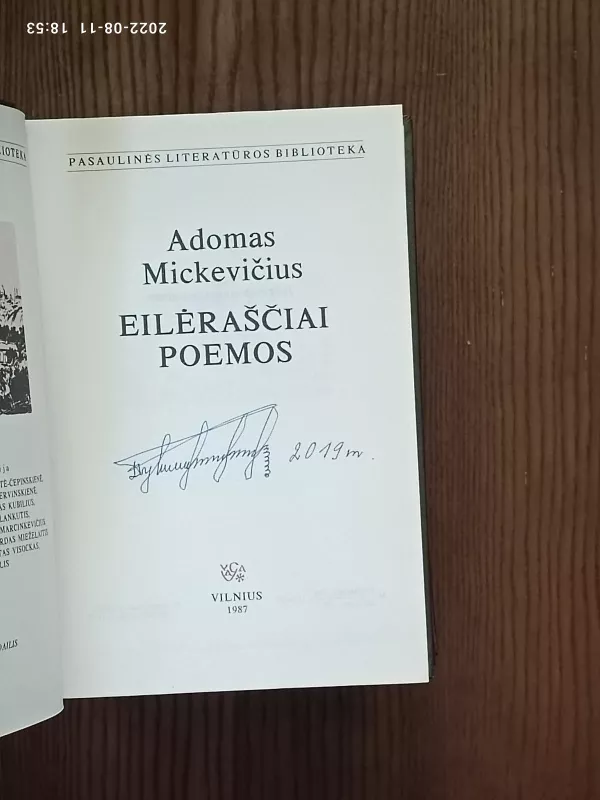 Eilėraščiai Poemos - Adomas Mickevičius, knyga 3