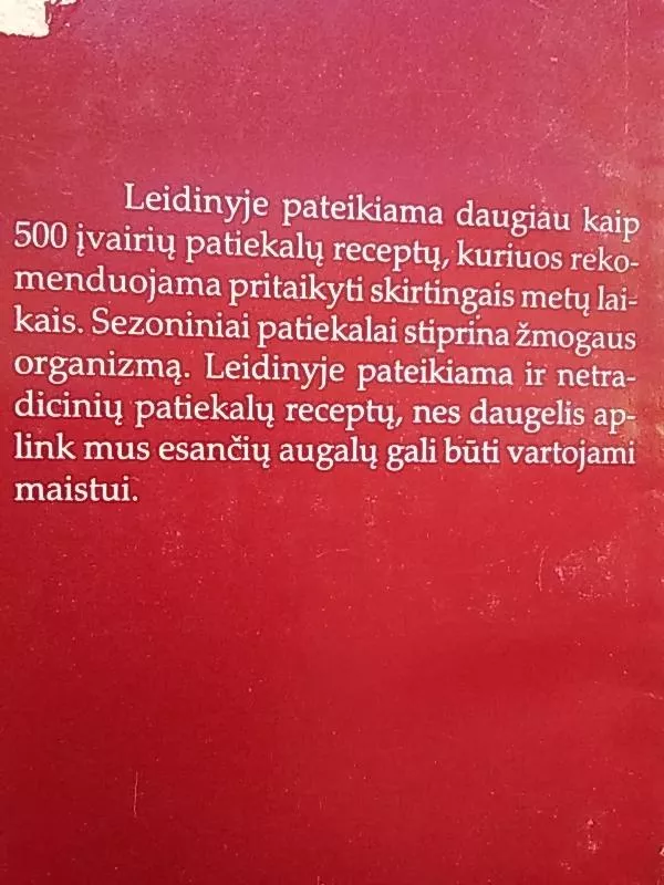Sezoniniai patiekalai - Danutė Barisauskaitė, knyga