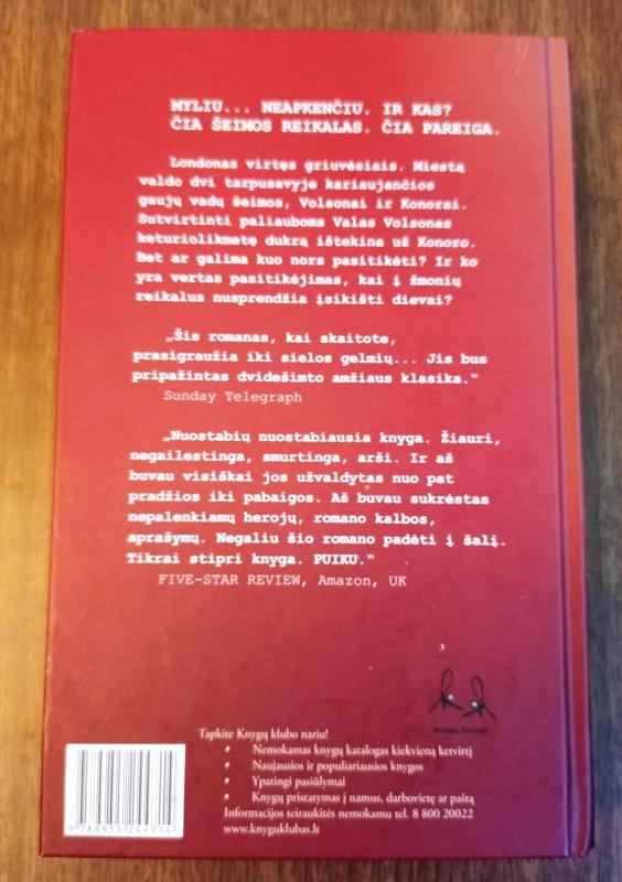 Kraujotvynis - Melvin Burgess, knyga 3