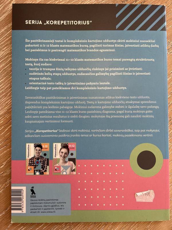 Matematikos pasitikrinamieji testai 11-12kl. - Ona Stančiukienė, knyga 2